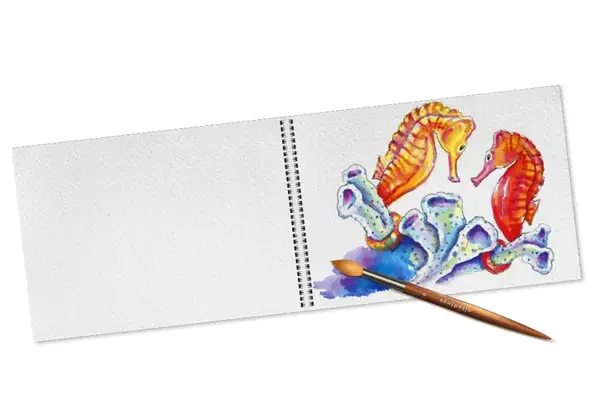 Скетчбук СБА-А4-20/АП-0203 "Акварельний" 20 аркушів А4 купити недорого в Україні, фото 2