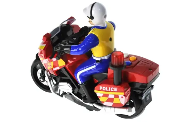 Мотоцикл інерційний RJ9822B озвучений, зі світлом, в коробці р.23x10,5x18 см YG Toys купити недорого в Україні, фото 5