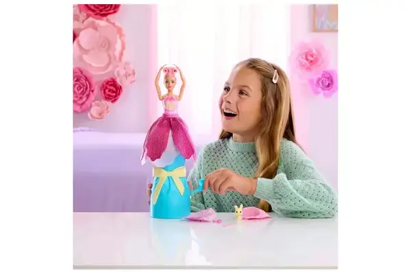 Набір-сюрприз з лялькою Barbie Petal Pop JMF57 "Рожевий тюльпан" купити недорого в Україні, фото 5