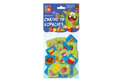 Гра розвиваюча магнітна "Смачне чи корисне?" VT5900-06 Vladi Toys купити