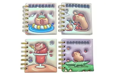 Блокнот 3D на пружині 763289ML "Капібара", 100 арк., р.10x9,5 см Malevaro Блокнот 3D на пружині 763289ML "Капібара", 100 арк., р.10x9,5 см Malevaro купити