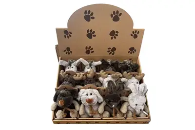 М'яка іграшка C6307 13 см 4 види 12шт в боксі купити