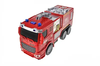 Машина пожежна інерційна YM-9916B озвучена, зі світлом, в коробці р.21x8.6x12.5 см YG Toys купити