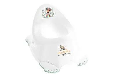 Горщик "Дикий захід: Лисичка" з протиковзною гумою (білий з зеленим) DZ-001-103-LISEK-Z TEGA купити