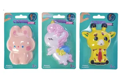 Сквіш-наліпка "Звірятка" VT9001-01 Vladi Toys купити