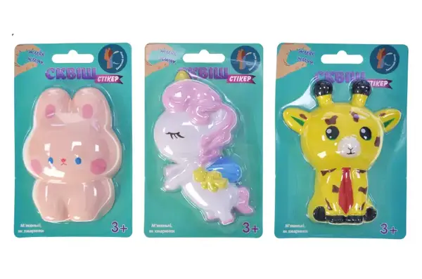 Сквіш-наліпка "Звірятка" VT9001-01 Vladi Toys купити недорого в Україні, фото 2