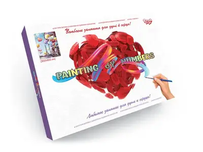 Набір для розпису по номерах 30x40 см KpN-03-01,02,03,04...10 "PAINTING BY NUMBERS" в коробці DANKO купити
