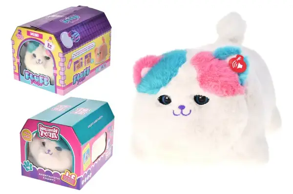 Інтерактивний пухнастий котик Fluff Pets мявкає, мурчить і реагує на дотики BL-335/BF2505 купити