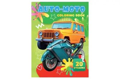 Розмальовка 20 наліпок А4 А06012502 Мікс JUMBI купити