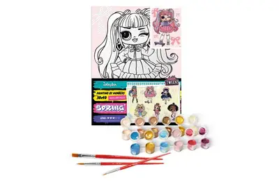 Набір для розпису по номерах для дітей "L.O.L. Surprise! Tweens Ali Dance" 30х40см. KHO6282 купити