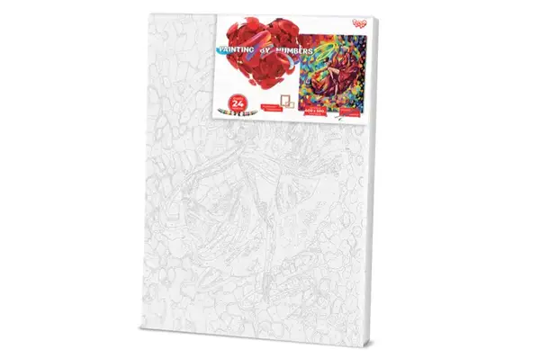 Набір для розпису по номерах 40x50 см KpNe-01-01,02...10 "PAINTING BY NUMBERS" економ DANKO купити недорого в Україні, фото 5