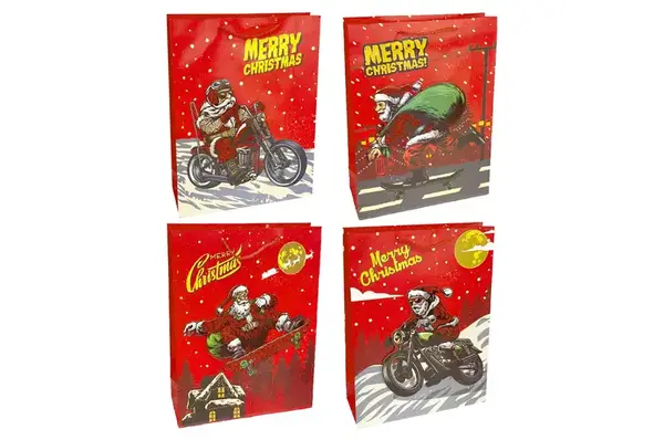 Подарунковий паперовий пакет, святковий 277L купити