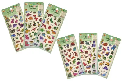 Наліпки дитячі 762794ML "Динозаври" р.10x22 см Malevaro купити