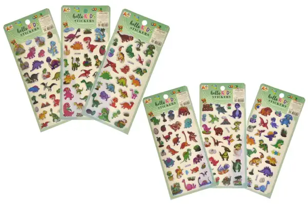 Наліпки дитячі 762794ML "Динозаври" р.10x22 см Malevaro купити