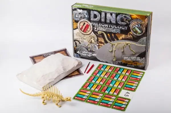 Набір для розкопок DP-01-01,02,03,04,05 "DINO PALEONTOLOGY" великий DANKO купити недорого в Україні, фото 5
