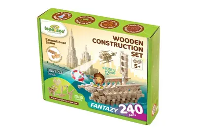 Дерев'яний конструктор "Фантазія" 240 дет. 900033 IGROTECO купити