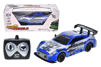 Машина на радіокеруванні19599OB Road Rebels 1:24,2.4 ГГц (Ghz),блакитний KS DRIVE купити