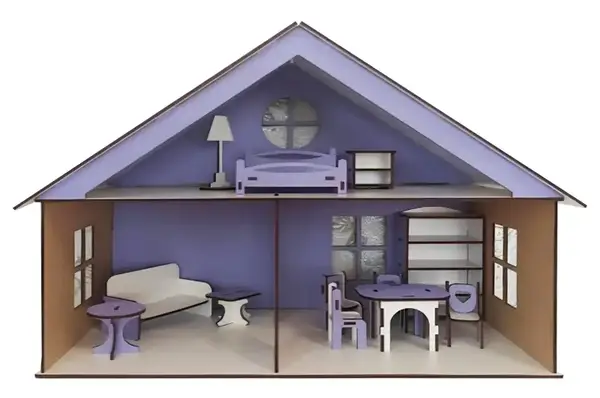 Ляльковий будиночок «LOL HOUSE» Лаванда 31*22*44 см купити недорого в Україні, фото 6