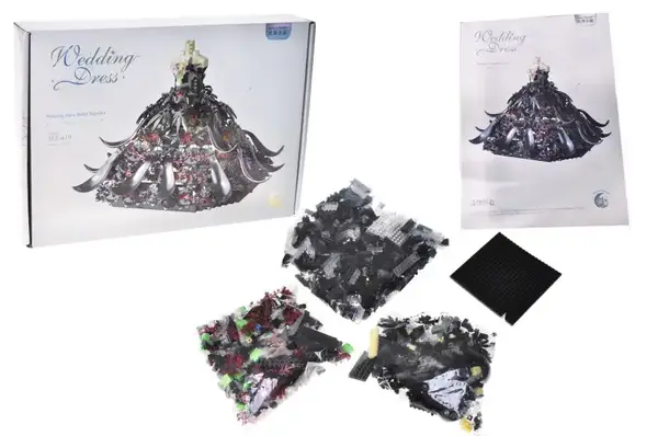 Конструктор MZ -419 "Чорна вечірня сукня" 2110 деталей, коробка р.32x5x22 см купити