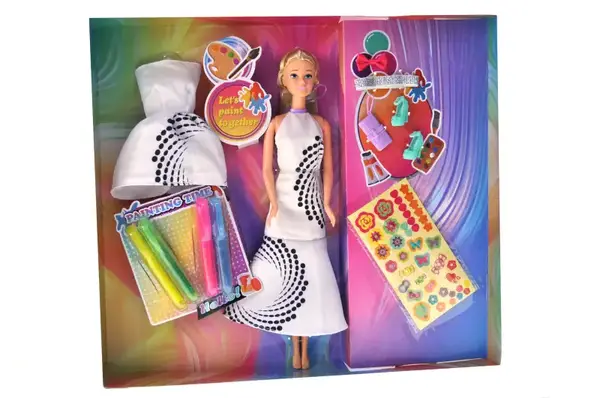 Лялька WG294 з платтям і декоруванням, в коробці р.36x6x32 см YG Toys купити недорого в Україні, фото 2