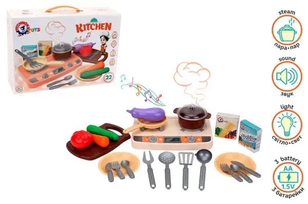 Кухонний набір 5620 з парою, в коробці ТЕХНОК купити