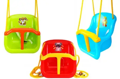 Гойдалка 8119 салатова, червона, блакитна ТЕХНОК купити