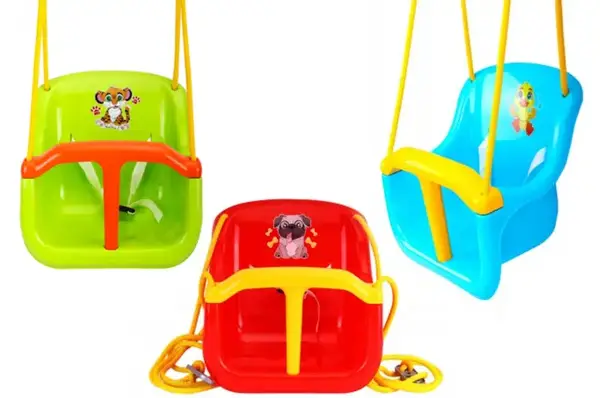 Гойдалка 8119 салатова, червона, блакитна ТЕХНОК купити