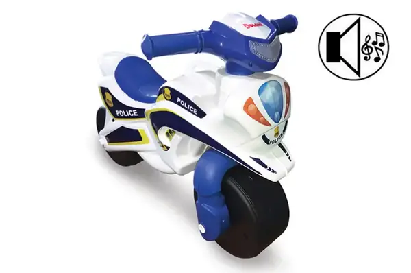 Мотоцикл музичний 0139/51 "Поліція" білий DOLONI купити