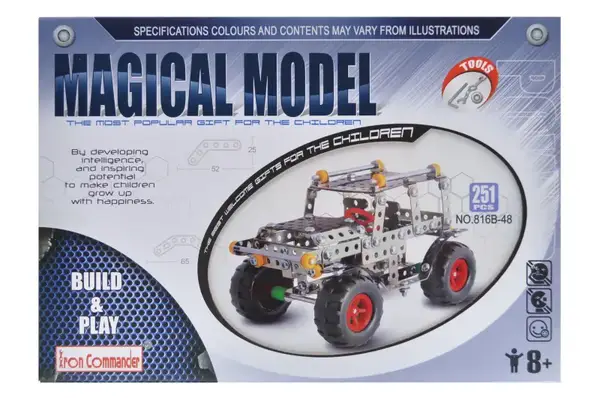 Конструктор металевий "Позашляховик" 251дет. 816B-48 р.34,5*24*4,5см. купити