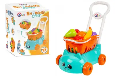 Візок 7570 “Котик” з набором фруктів для хлопчиків ТЕХНОК купити