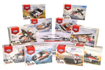 Конструктор "Військова техніка" 10шт в блоці XB-57010 р.28,5*17*9,5см купити