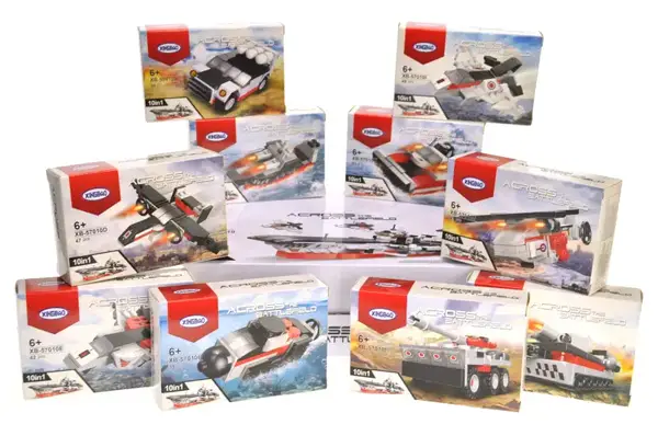 Конструктор "Військова техніка" 10шт в блоці XB-57010 р.28,5*17*9,5см купити