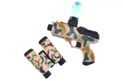 Пістолет 010-2 на поролонових патронах і орбізах 2в1 в кульку р.30x424см YG Toys купити