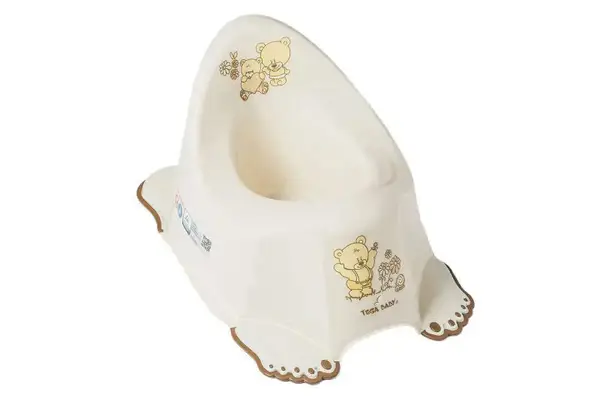 Горщик музичний "Ведмедики" з протиковзною гумою (кремовий) PO-046-119 TEGA купити