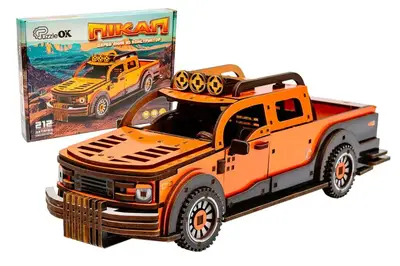 Конструктор Puz-00931"Пікап" дерев'яний, 212 дет., р.28,5x12x11 см PuzzleOK Конструктор Puz-00931"Пікап" дерев'яний, 212 дет., р.28,5x12x11 см PuzzleOK купити