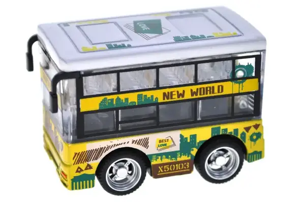 Автобус металевий XG879-017 інерційний, в дисплеї 16шт р.26x24,5x4,5см YG Toys купити недорого в Україні, фото 5