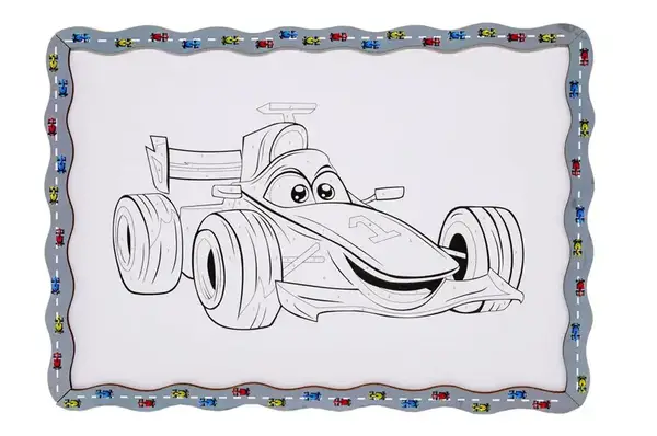 Картина по номерах дерев'яна "Гоночна машинка"формат А4 Puz-22951 PuzzleOk купити недорого в Україні, фото 2