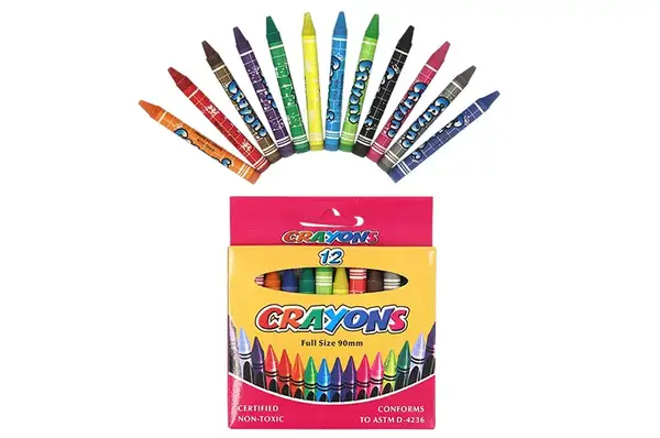 Крейда воскова Crayons 8496-12B, набір 12 кольорів купити