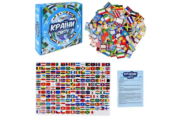 Настільна гра 30952 "Країни світу" STRATEG купити