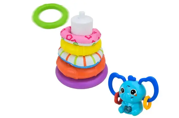 Піраміда PL-724-85 "Сонячний зайчик" на батарейках, музична, в коробці р.15,5x14,1x26,8 см купити недорого в Україні, фото 5