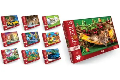 Пазли - 380 елм. - C380-05-01,02,03,04...10 серія 5 DANKO купити