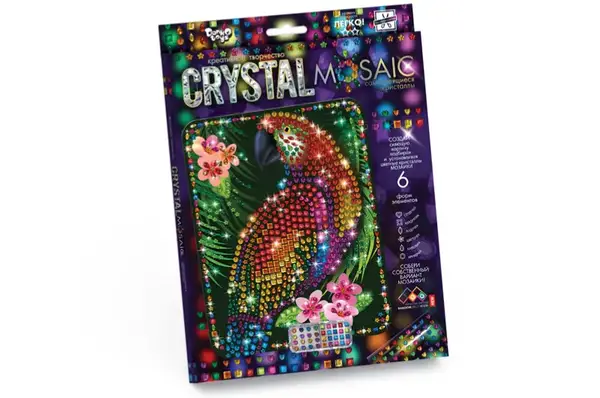 Набір для творчості CRM-01-01,02,03,04...10 "CRYSTAL MOSAIC" DANKO купити недорого в Україні, фото 8