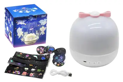 Нічник LY20033A "Зоряне небо" на батарейках, в коробці р.13,6x13,6x14,4 см YG Toys купити