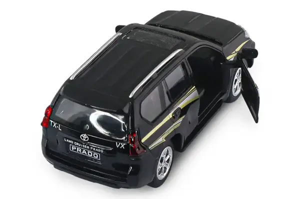 Машина KM6189D "TOYOTA PRADO" чорний TECHNODRIVE купити недорого в Україні, фото 4