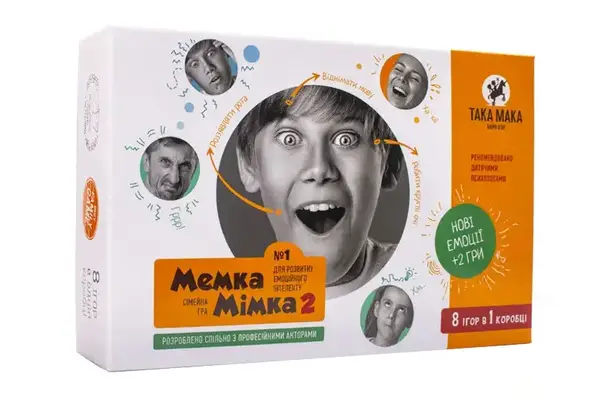 Гра настільна "Мемка-мімка 2" 20002-UA ТАКА МАКА купити