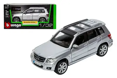 Автомодель - MERCEDES BENZ GLK-CLASS (асорті червоний, сріблястий, 1:32) 18-43016 BBURAGO купити