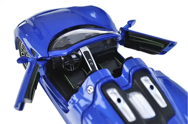 Машина металічна 68243A "Автопром",1:24 Porsche 918 Spyder, батарейки світло, звук, відкриваються двері, капот, коробка 25*12,5*10 см купити недорого в Україні, фото 9