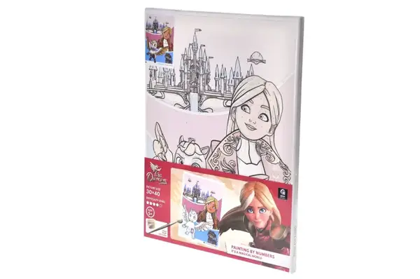 Набір для розпису по номерах 30х40 см QB914-014 "Тара Данкан: Цей чарівний світ" qbee купити недорого в Україні, фото 4