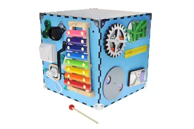 Бізікуб Блакитний 200092 30х30х30 см купити