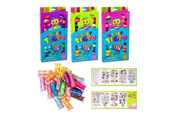 Набір для творчості "Містер тісто" 22 штуки в упаковці 41003 STRATEG купити